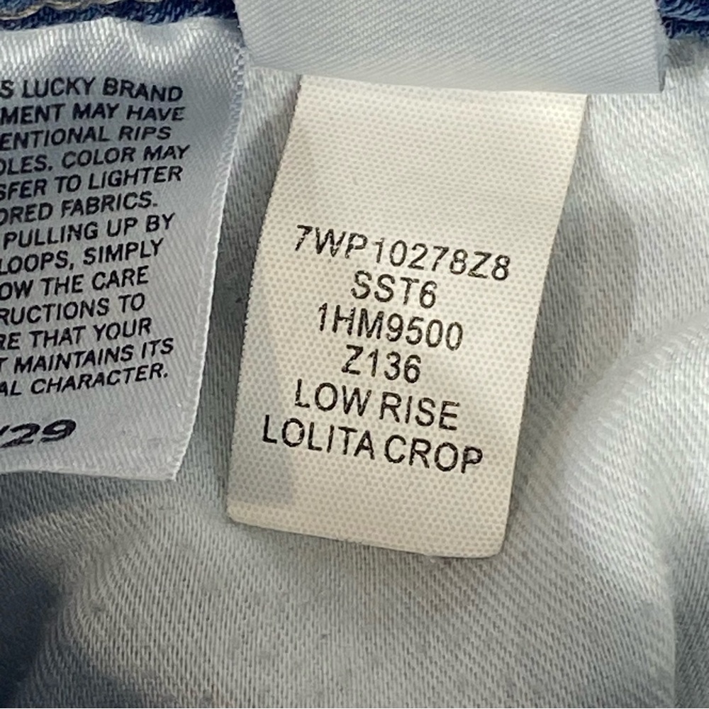 Lucky Brand Light Blue Ankle Crop Jeans - Picture 7 of 15